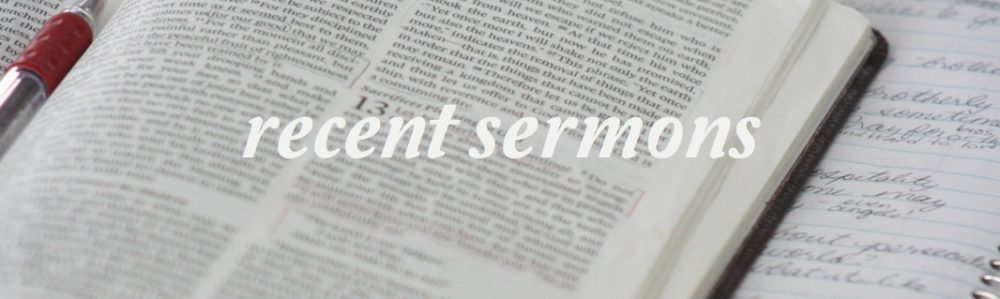 Recent Sermons